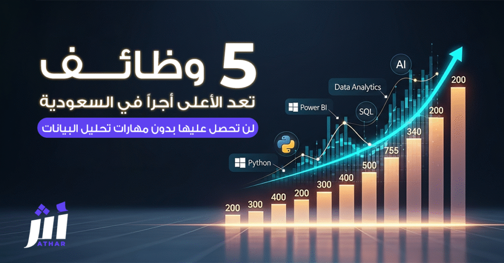 5 وظائف الأعلى أجراً في السعودية لن تحصل عليها بدون مهارات تحليل البيانات